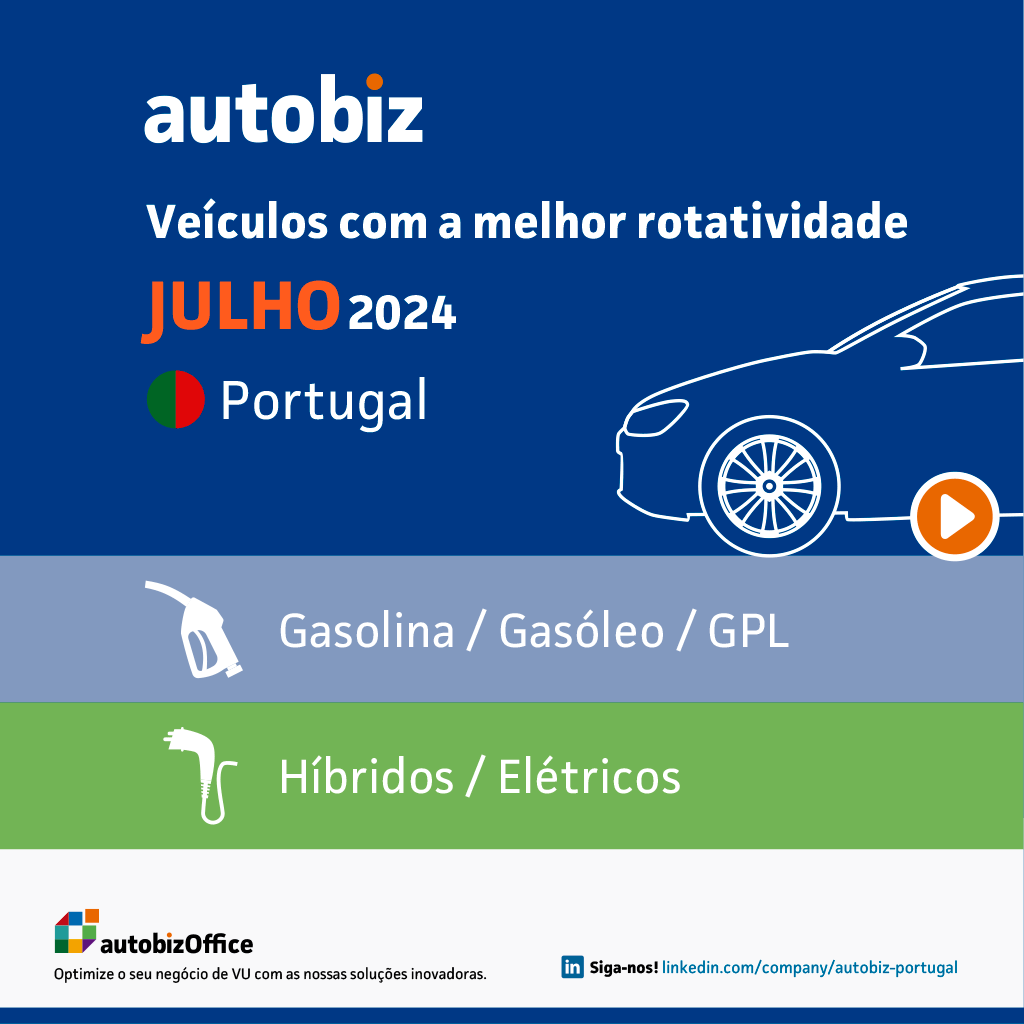 Veículos com a melhor rotatividade JULHO2024