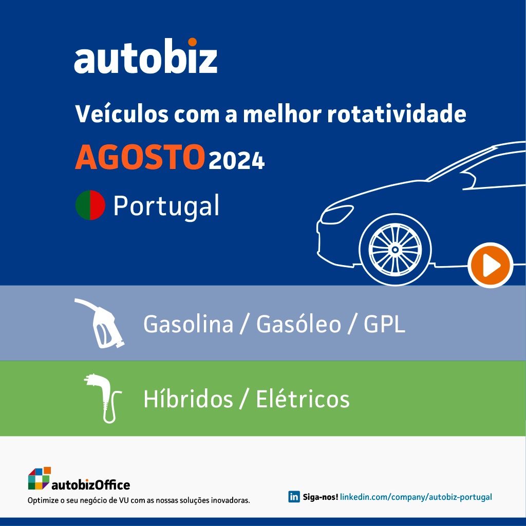 Veículos com a melhor rotatividade - AGOSTO2024